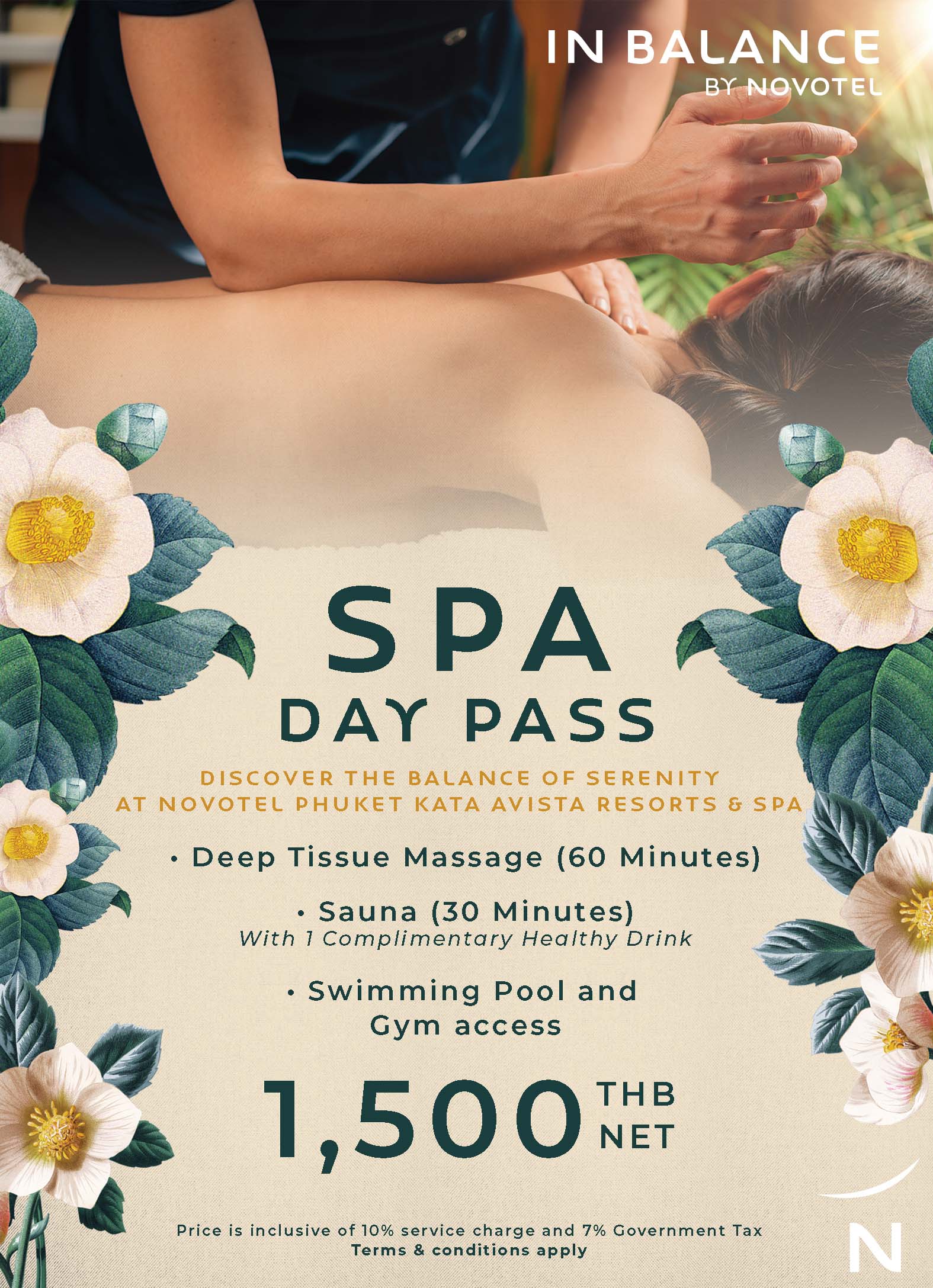 Spa Day Pass in Kata Beach - Novotel In Balance Spa Kata