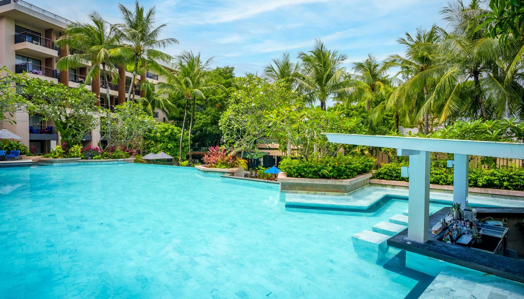 Best Resort Swimming Pool In Phuket - Three Pools & Zing Swim Up Bar