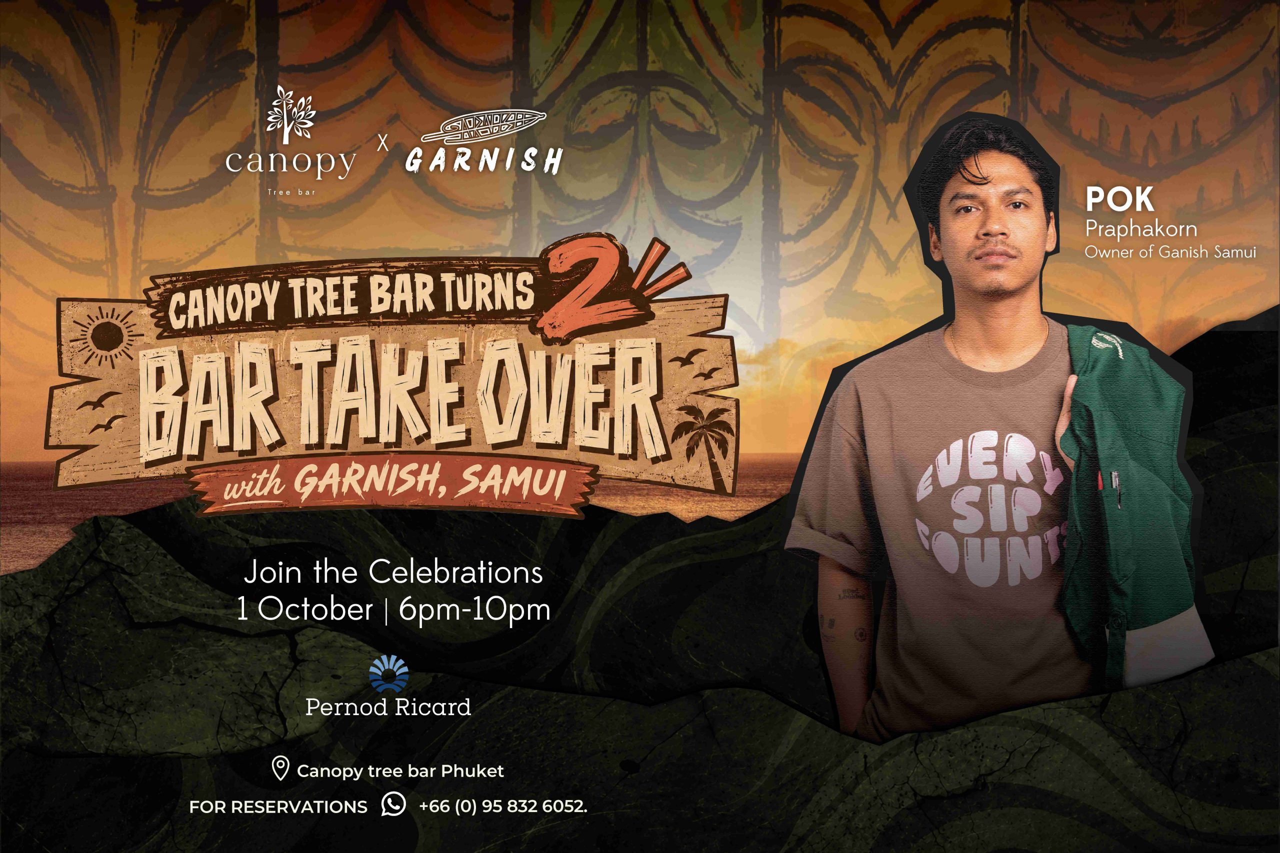 Canopy Tree Bar 2nd Anniversary — Island-to-Island Bar Takeover