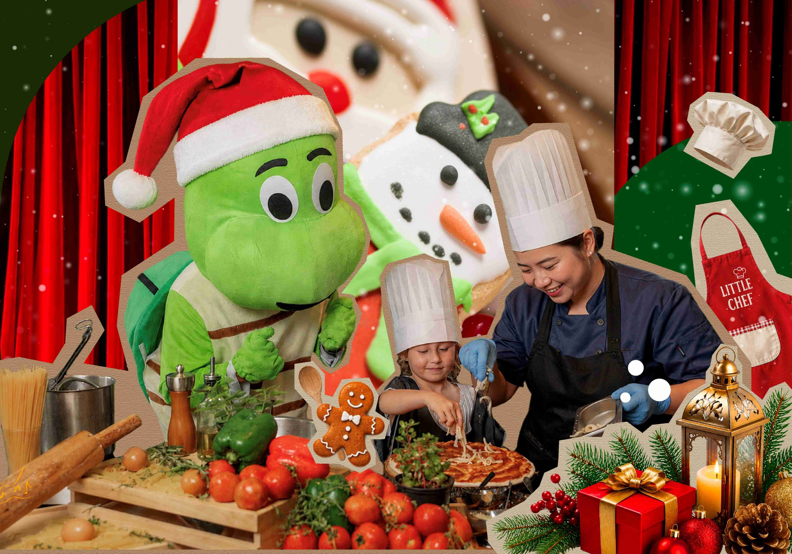 Kids Christmas Cooking Class at Novotel Phuket Kata